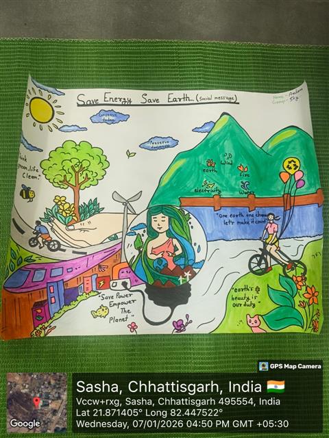 Painting competition 'Technology vs. Nature'